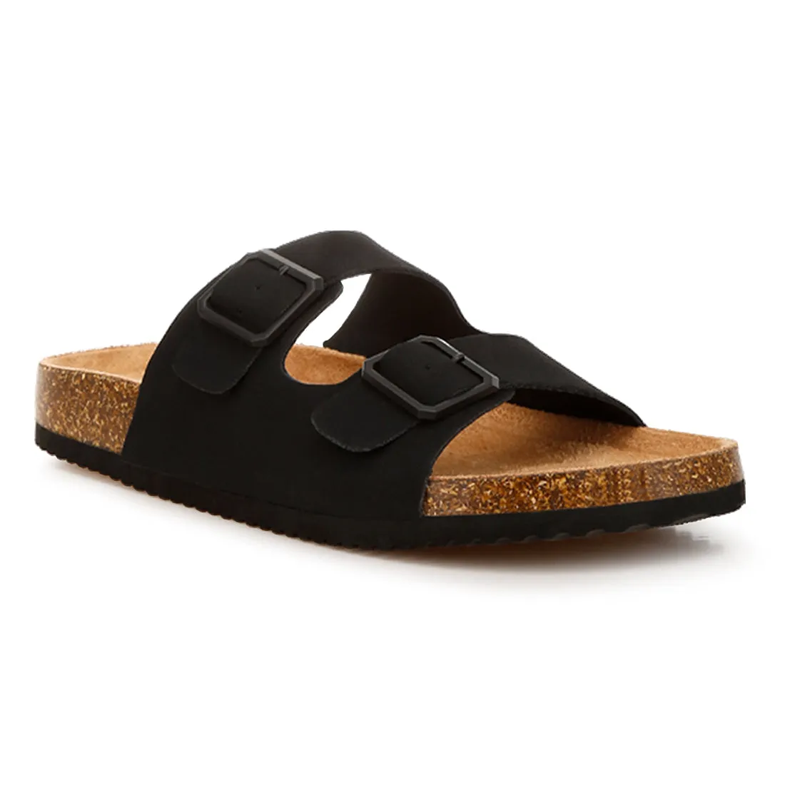 Dual Strap Buckle Flats
