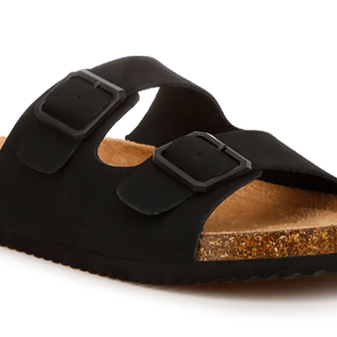 Dual Strap Buckle Flats