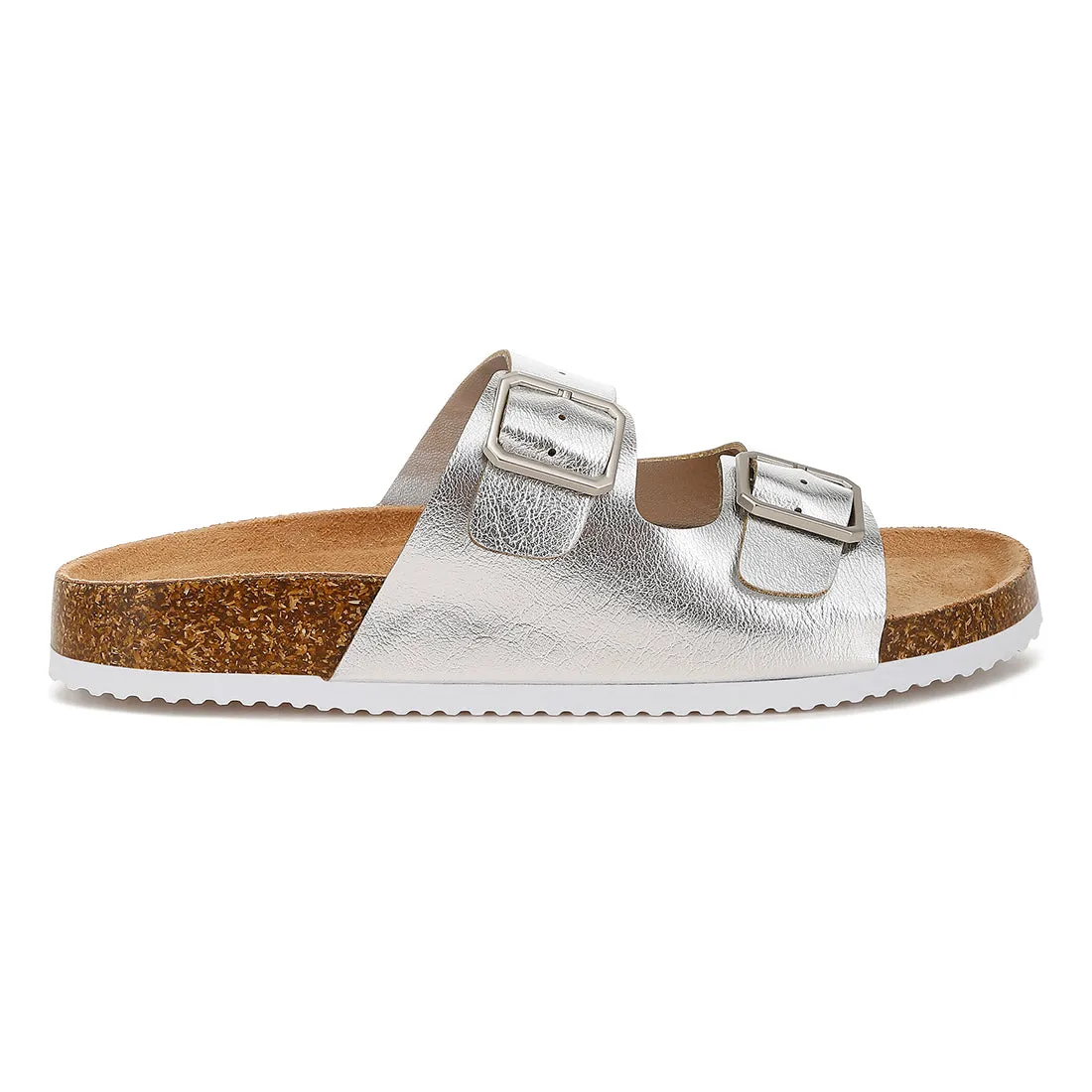 Dual Strap Buckle Flats