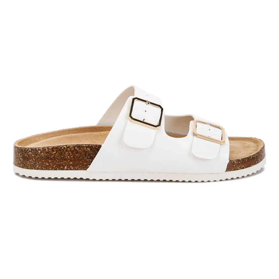 Dual Strap Buckle Flats