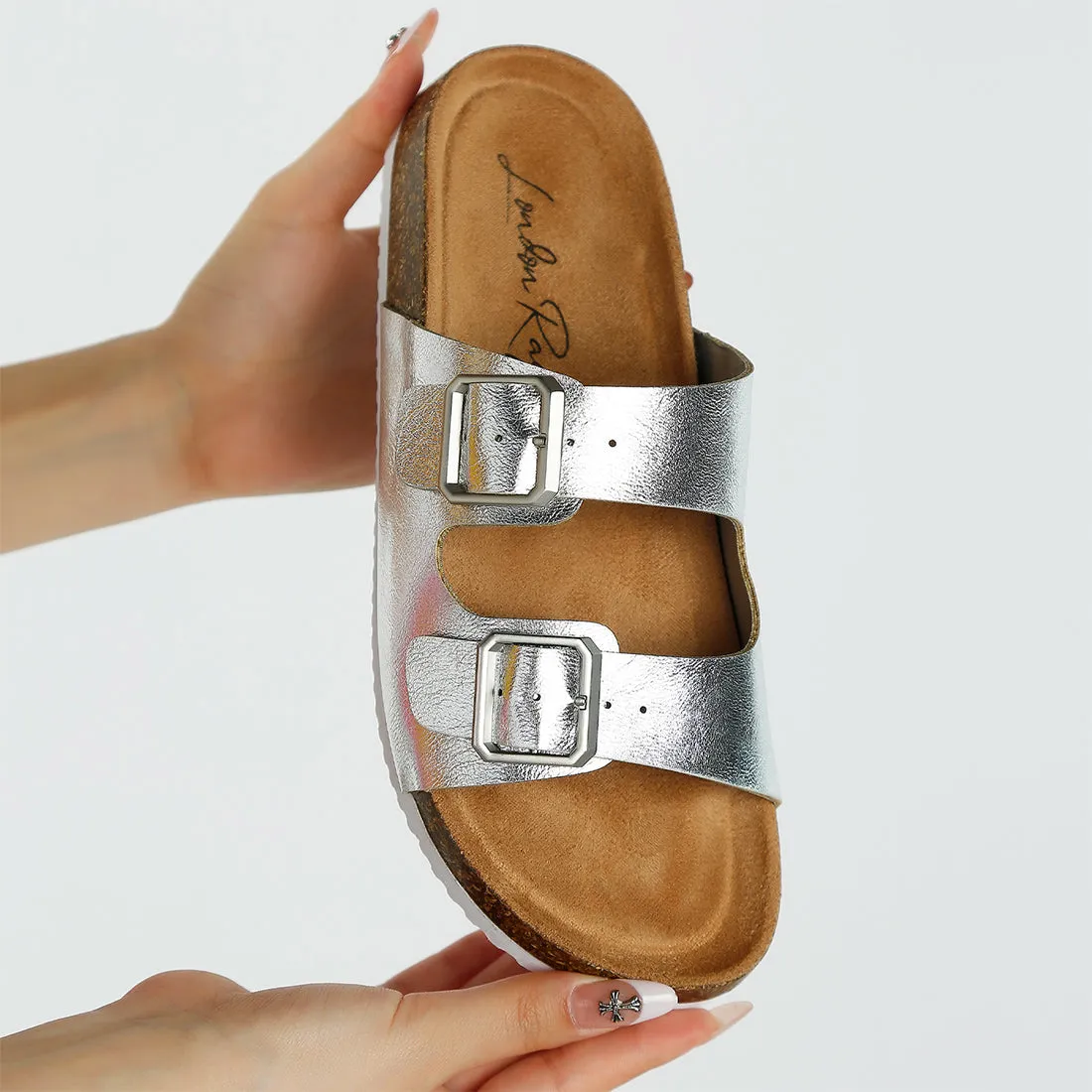 Dual Strap Buckle Flats