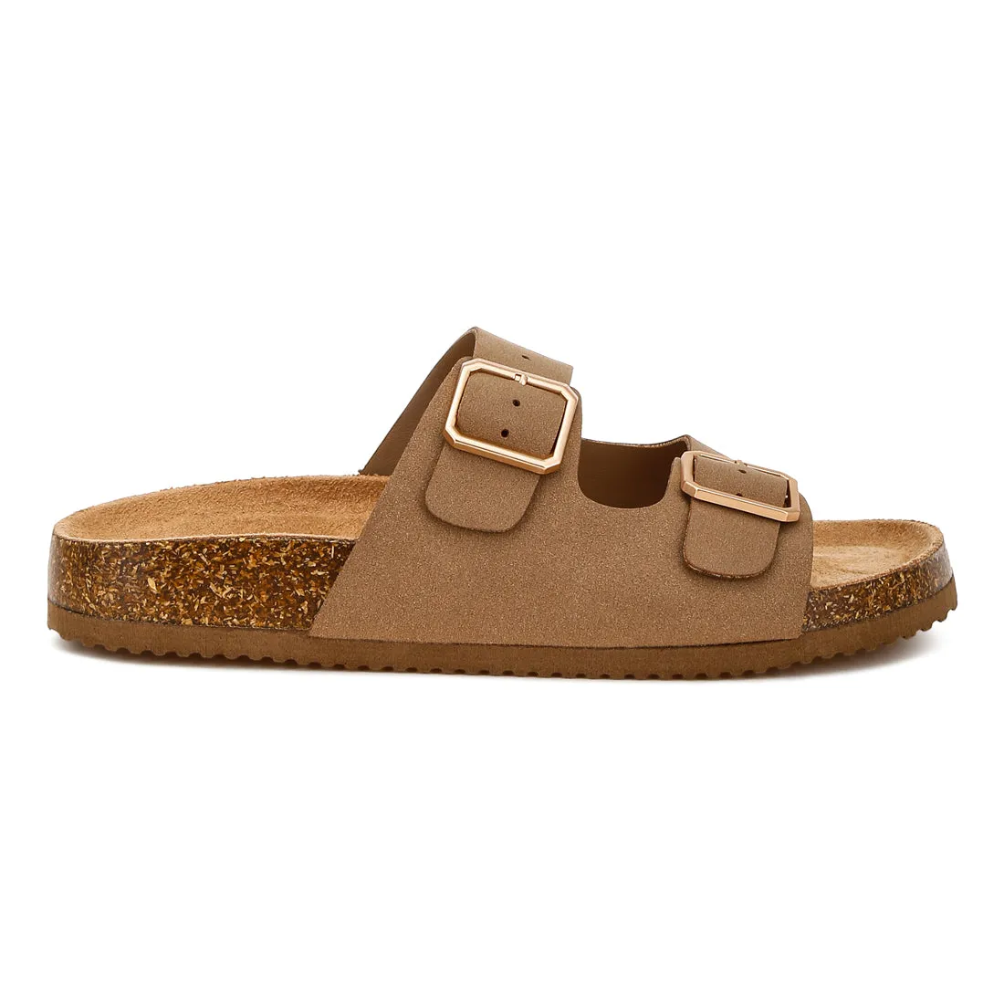Dual Strap Buckle Flats