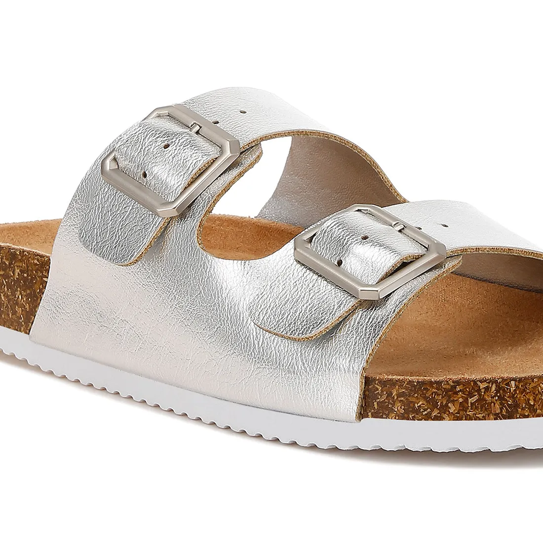 Dual Strap Buckle Flats