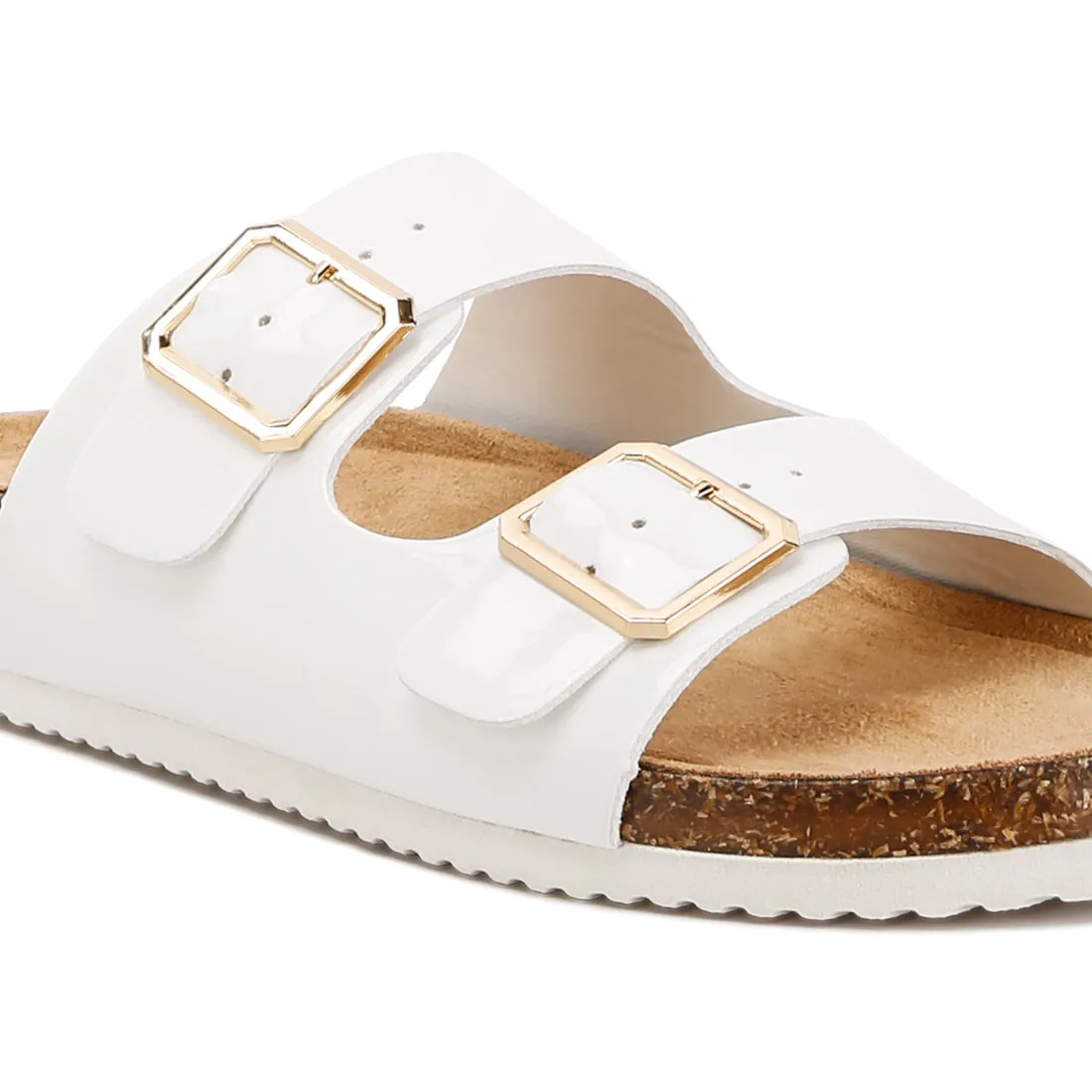 Dual Strap Buckle Flats