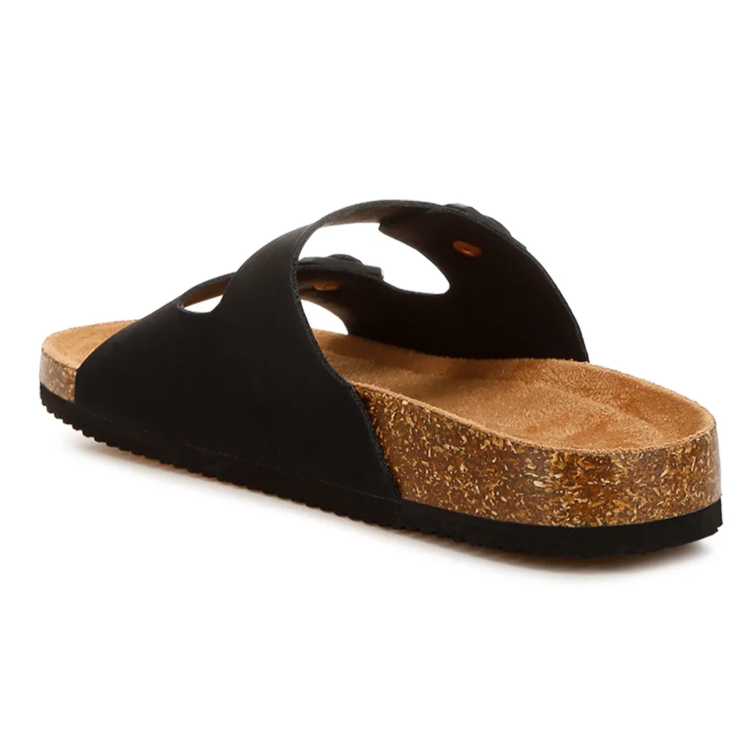 Dual Strap Buckle Flats