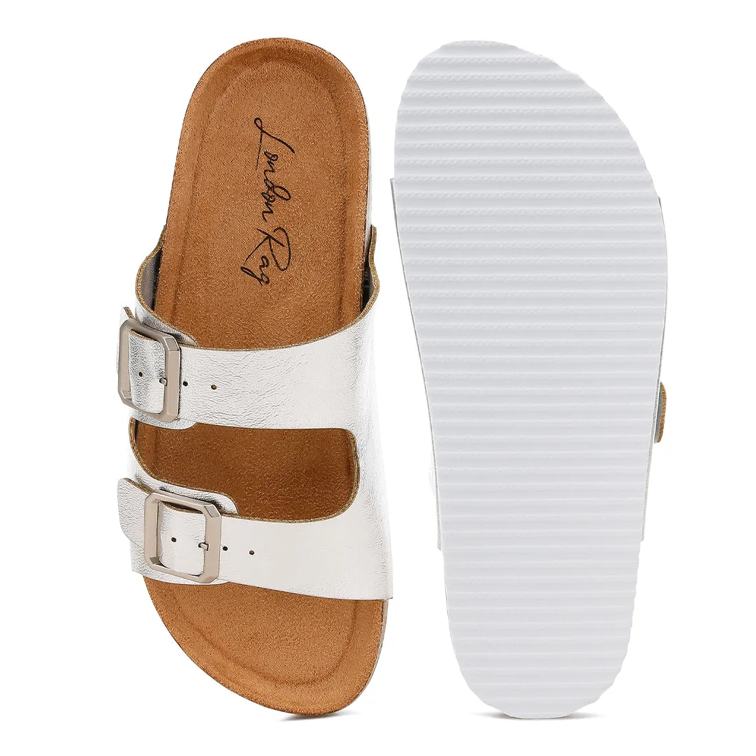 Dual Strap Buckle Flats