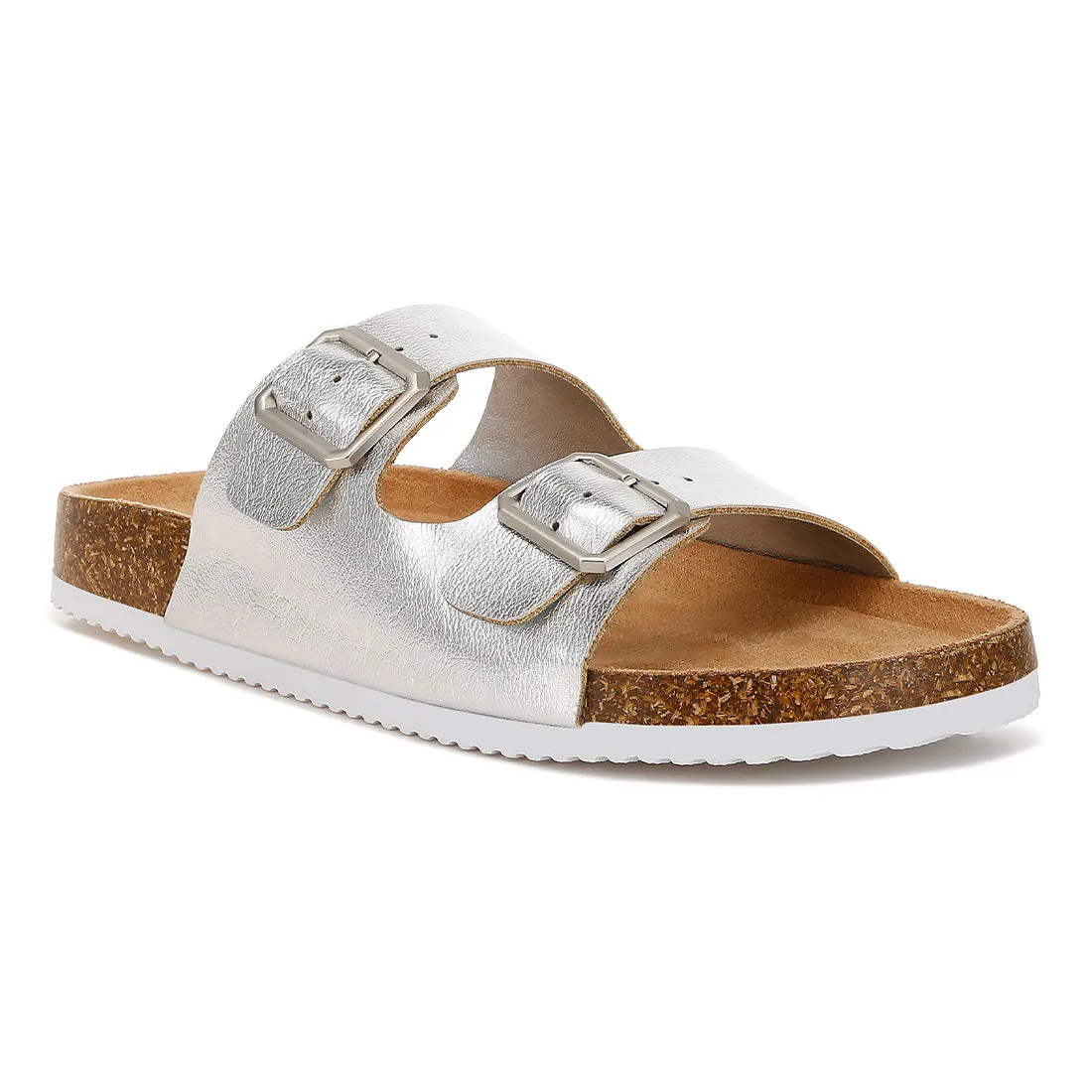 Dual Strap Buckle Flats