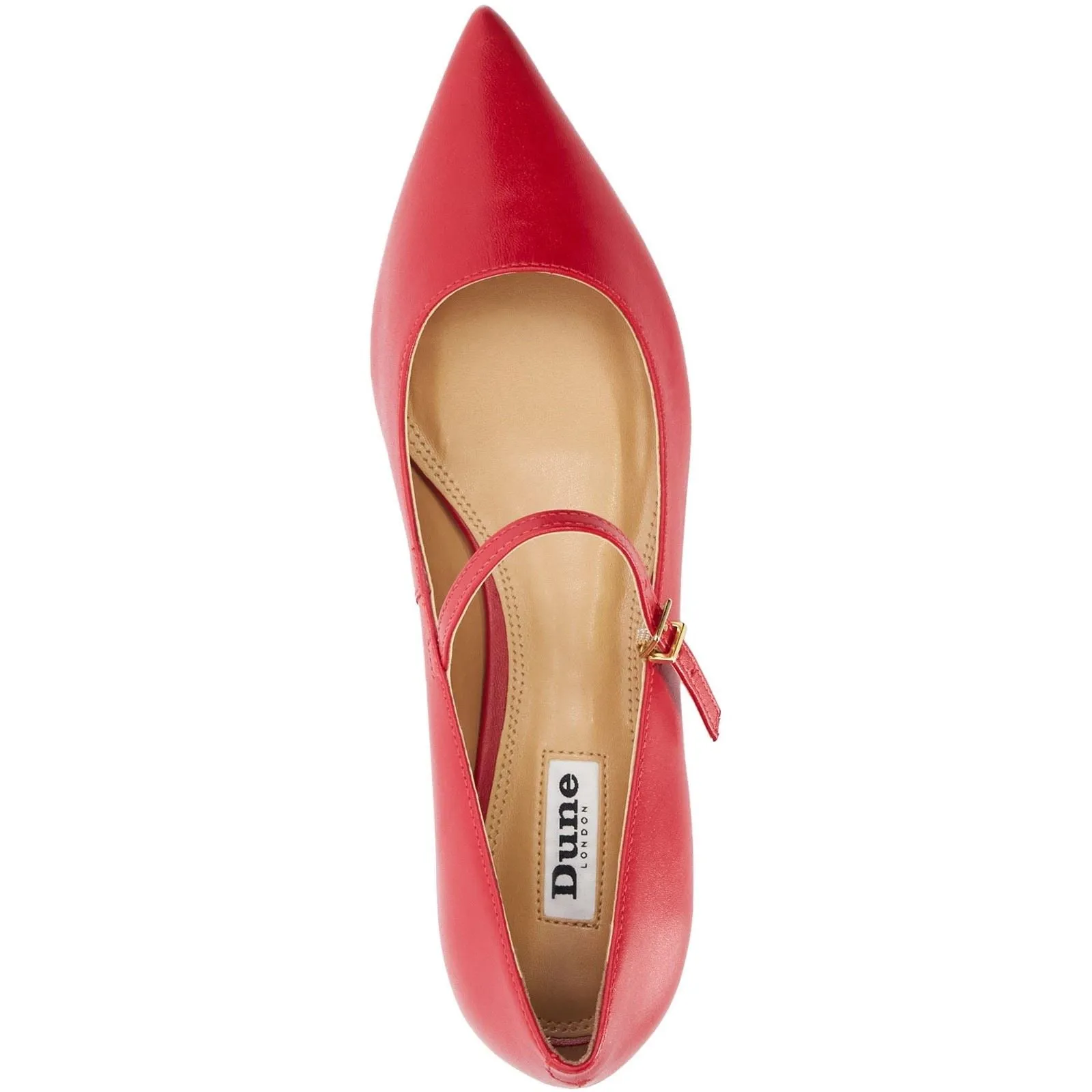 Dune Hastas Leather Women's Red Heels