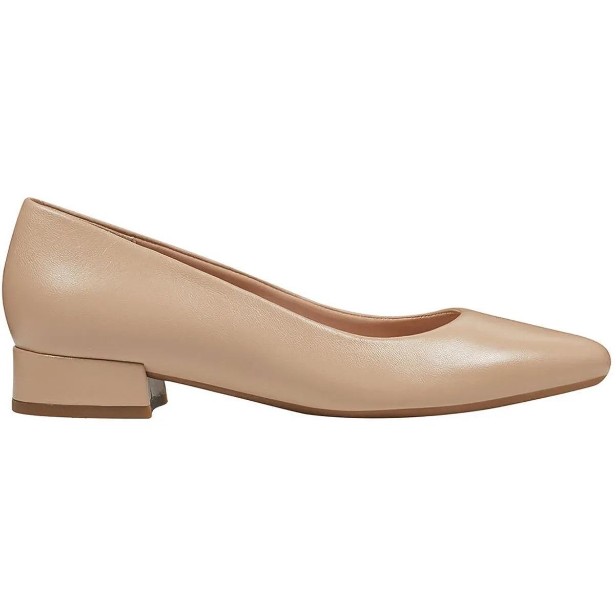 Easy Spirit Womens Caldise Leather Block Heels