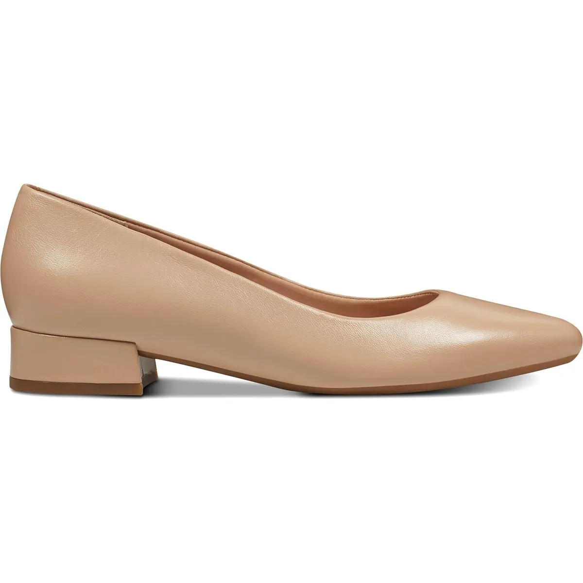 Easy Spirit Womens Caldise Leather Block Heels