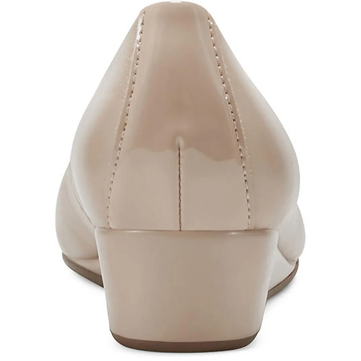 Easy Spirit Womens Gracey 8 Leather Slip On Wedge Heels