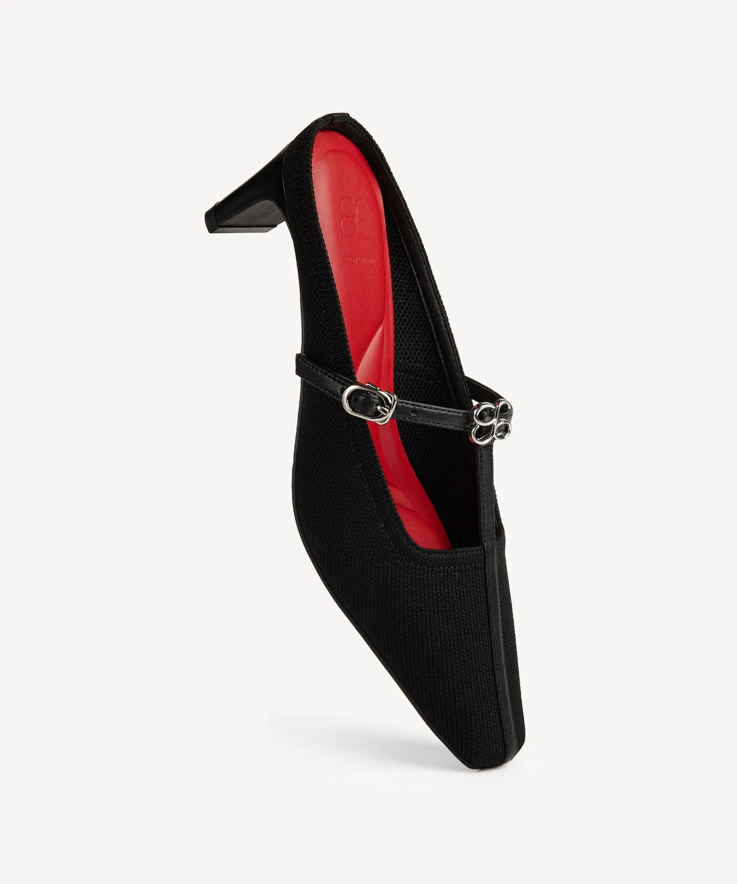 Elegant Cut Out Heeled Mules