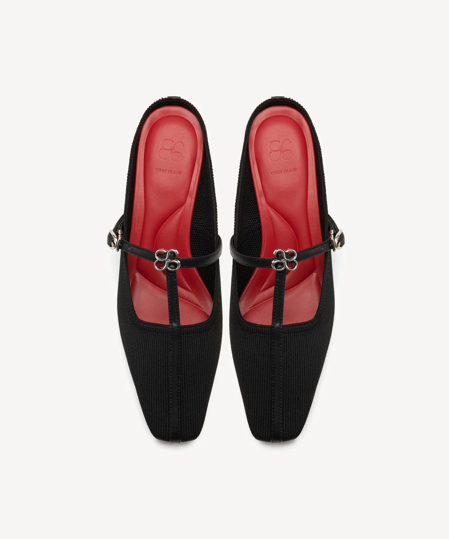 Elegant Cut Out Heeled Mules