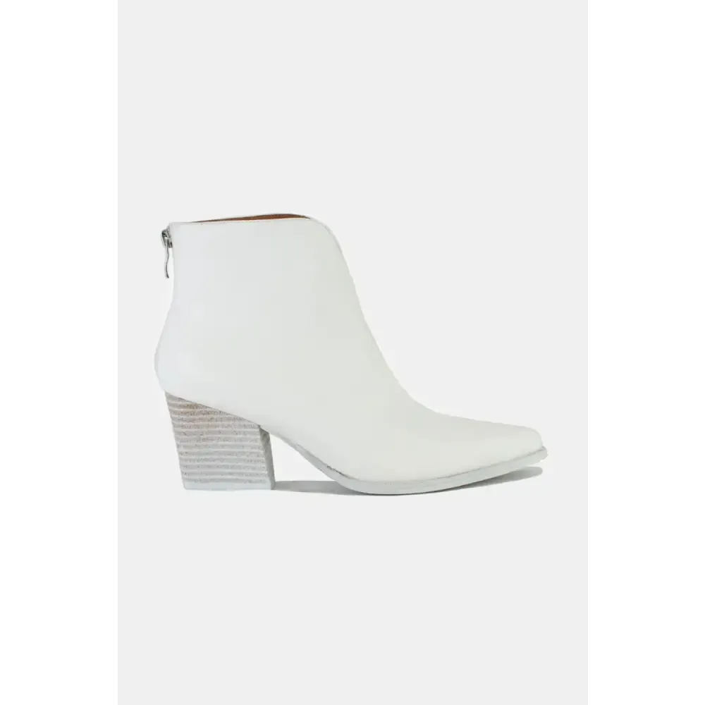 Elevate Your Style with Luxury Fashion PU Leather Block Heel Boots