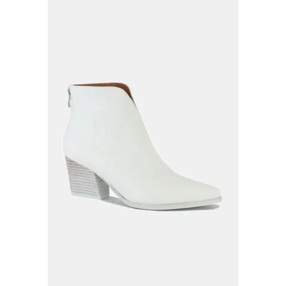 Elevate Your Style with Luxury Fashion PU Leather Block Heel Boots