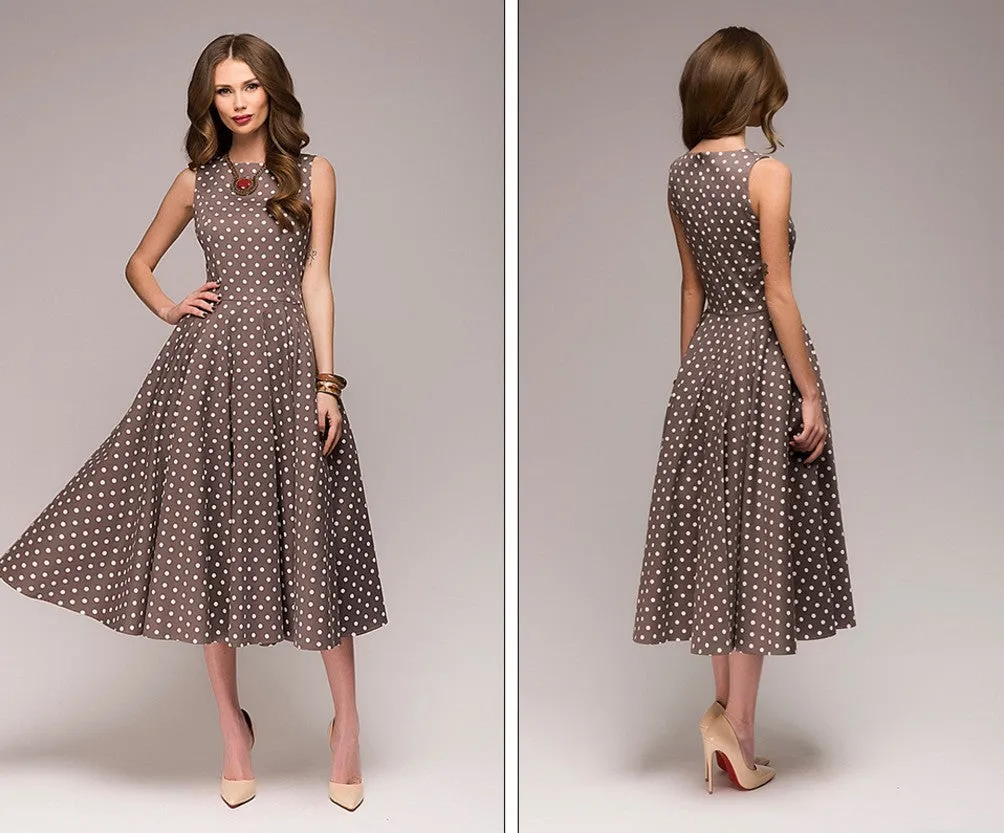 ellazhu Women's Summer Floral Print Cross CrewNeck Dress Bohemian Flowy Long Maxi Dresses DR03