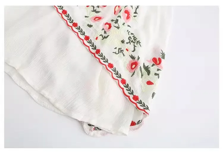 Enchanted Blooms Embroidered Maxi Dress