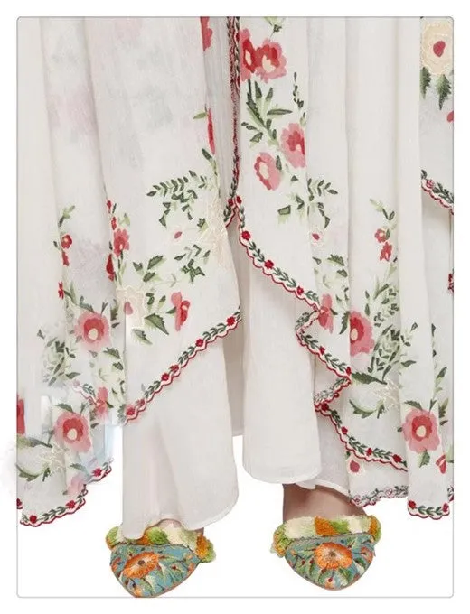 Enchanted Blooms Embroidered Maxi Dress