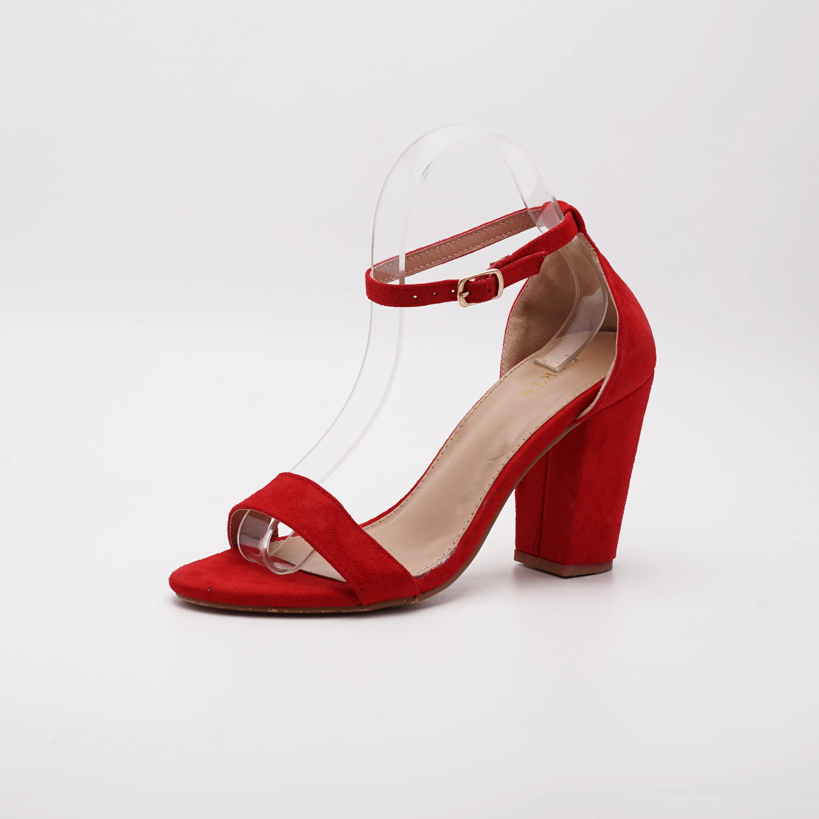 European Strappy Block Heel