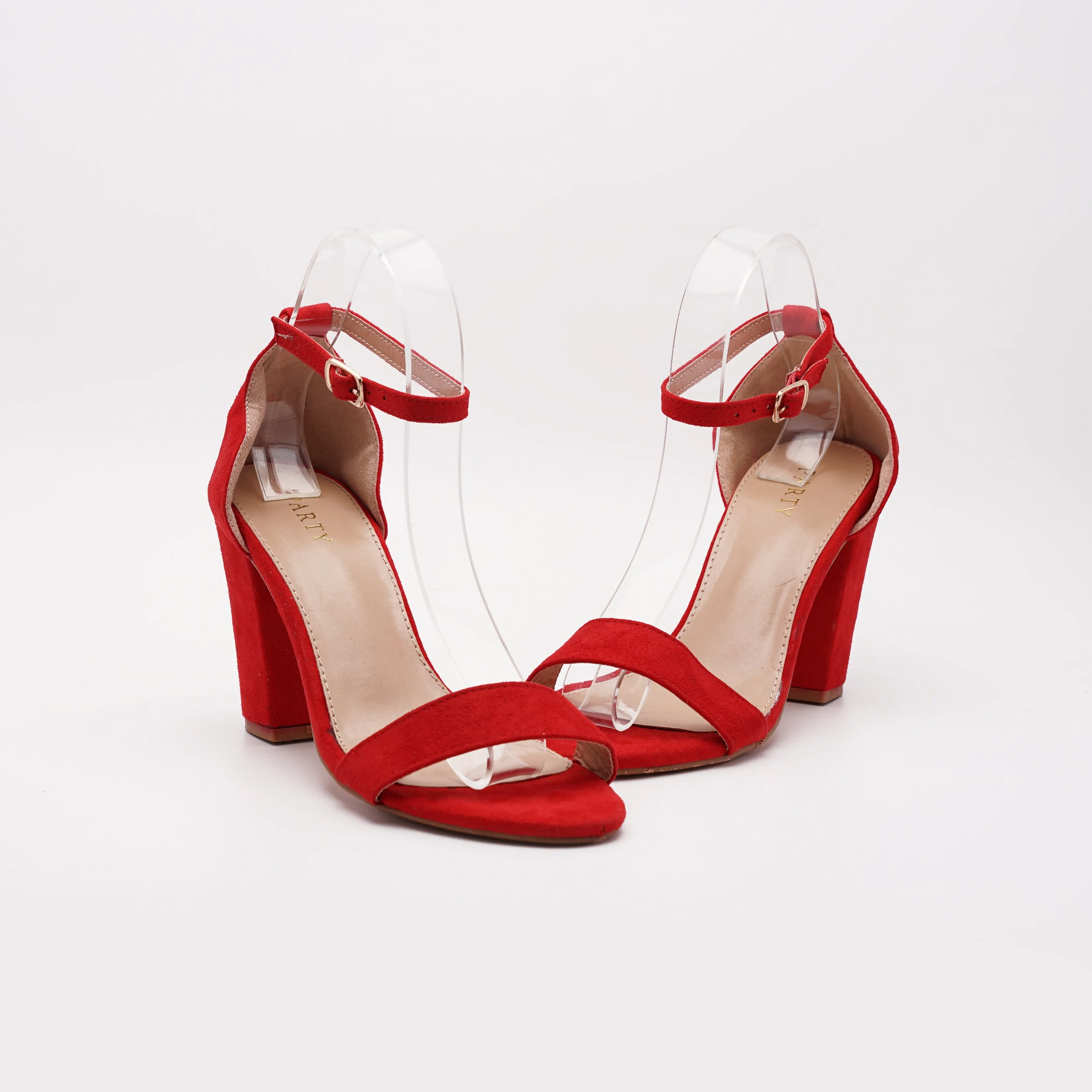 European Strappy Block Heel