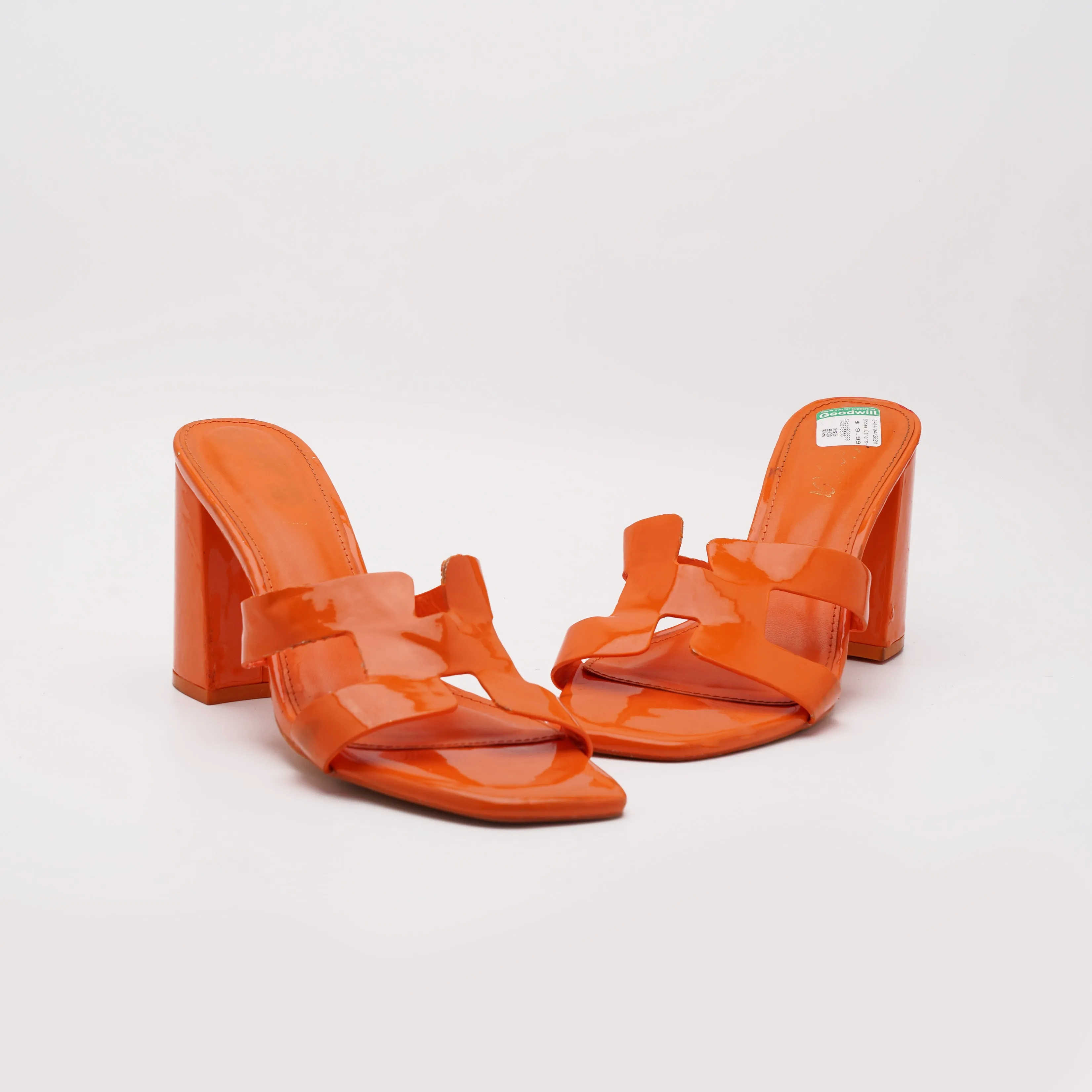 Europian Open Toe Block Heel