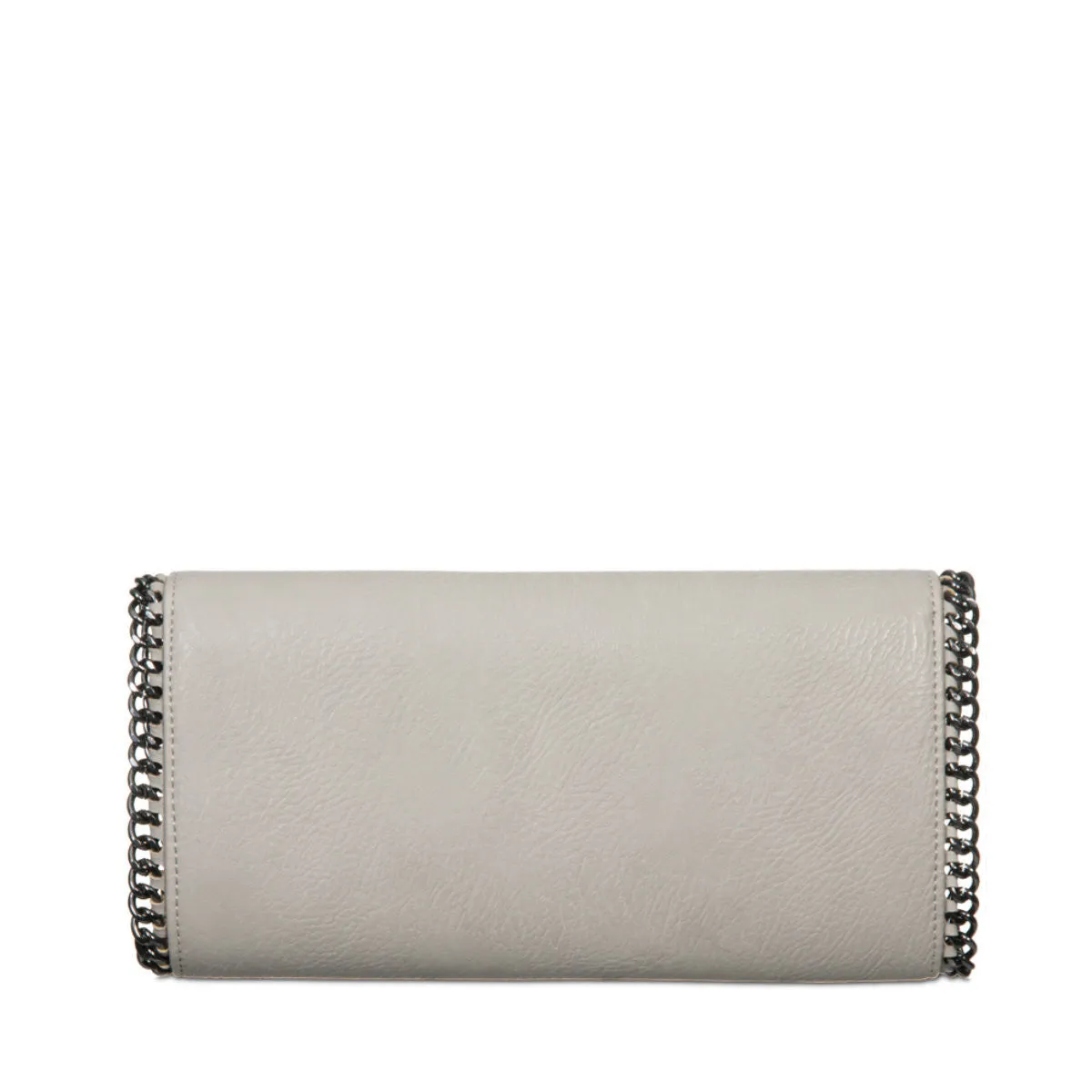 Evie Tan Chain Trim Clutch Bag