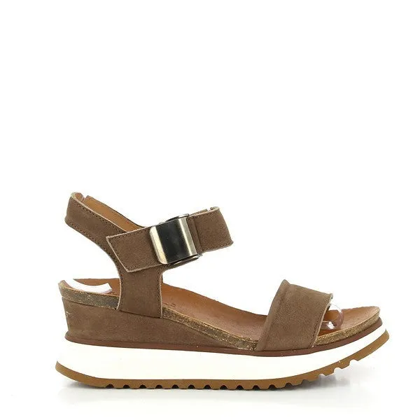Felmini B684 Ash Brown Slingback Sandals