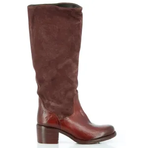 Felmini B953 Burgundy Long Boots