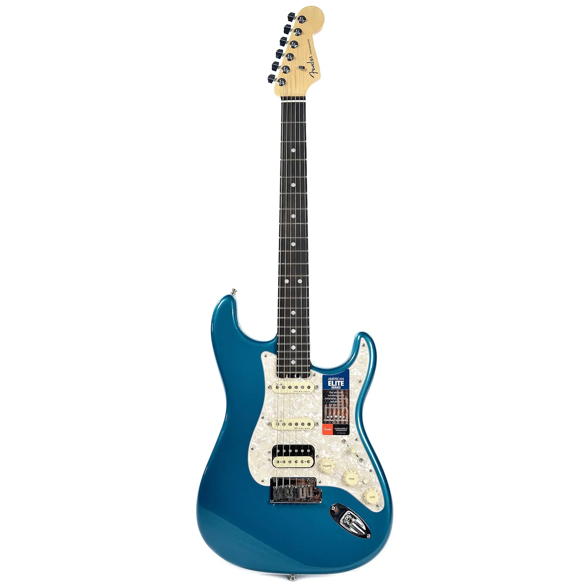 Fender American Elite Stratocaster HSS Shawbucker EB Ocean Turquoise