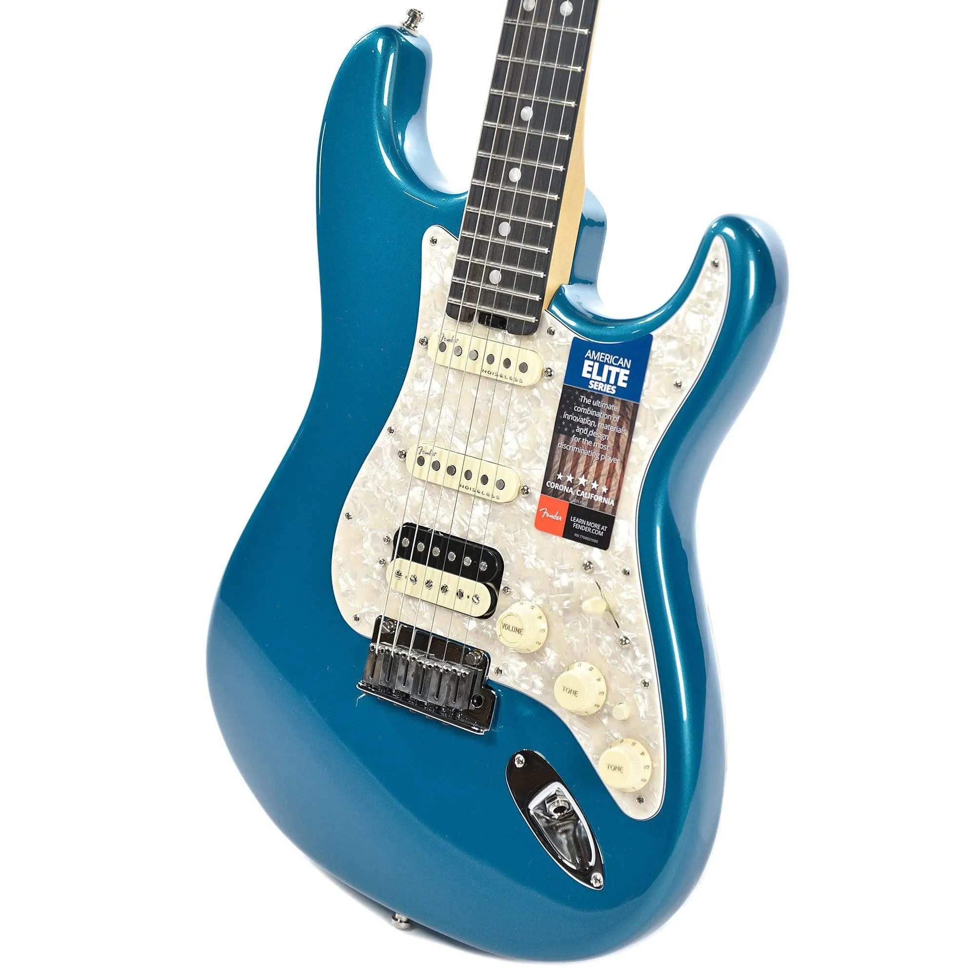 Fender American Elite Stratocaster HSS Shawbucker EB Ocean Turquoise