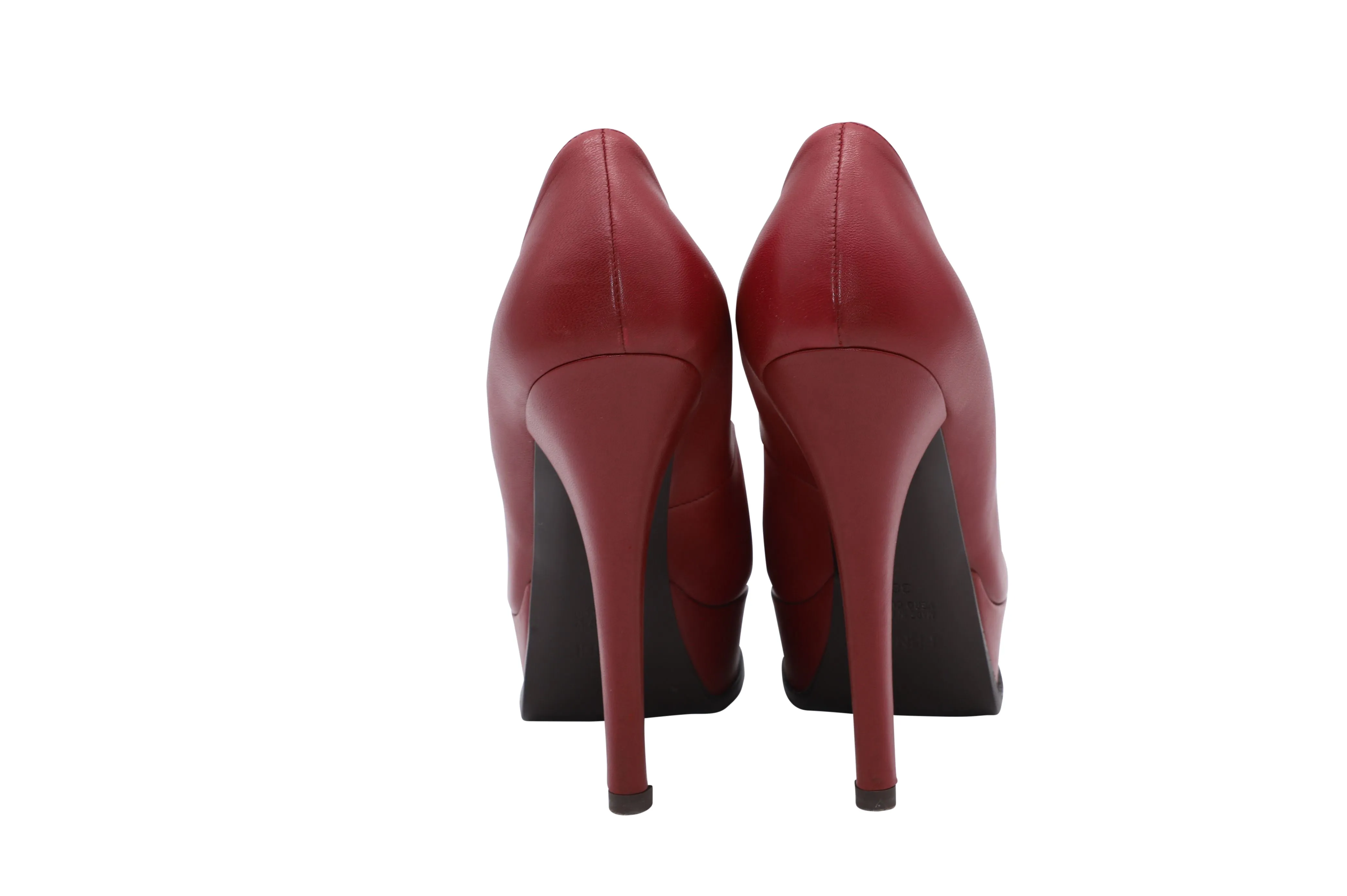 Fendi Fendista Pumps 135 in Red Leather