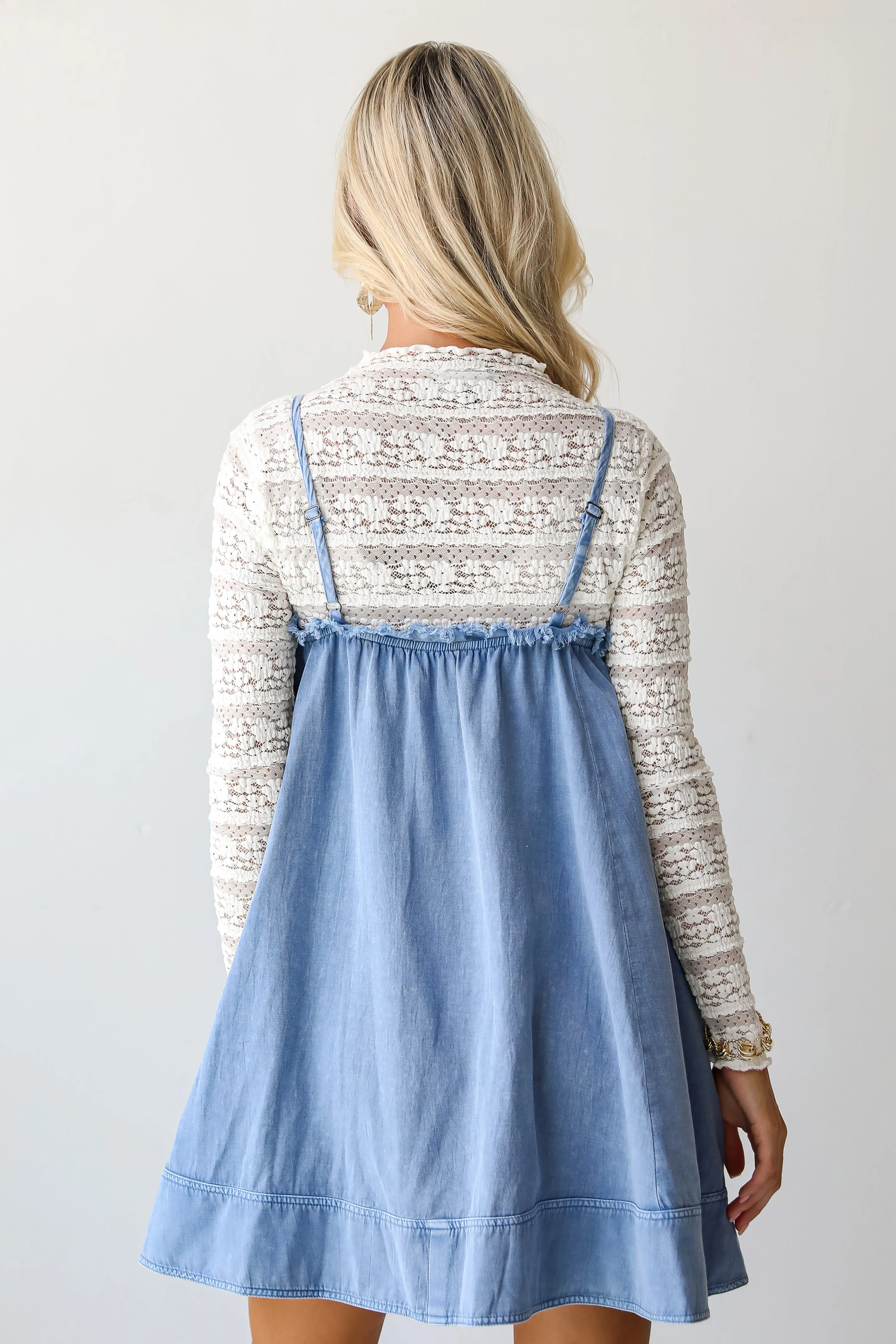 FINAL SALE - Sweet Reputation Denim Mini Dress