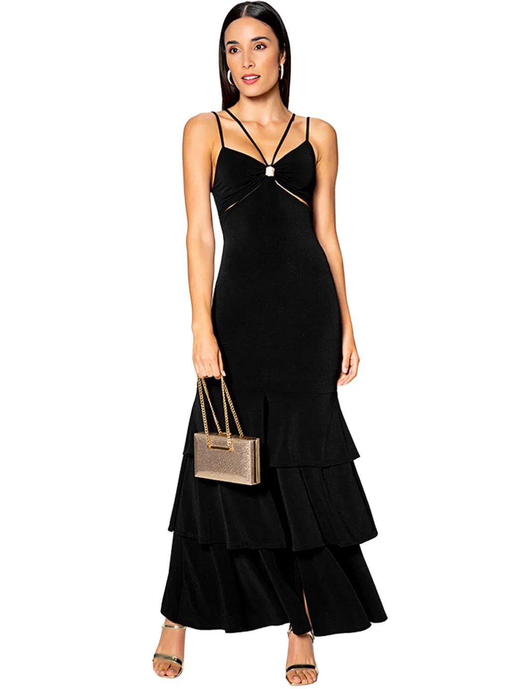 Flamenco Flare Tiered Maxi Dress