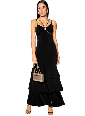Flamenco Flare Tiered Maxi Dress