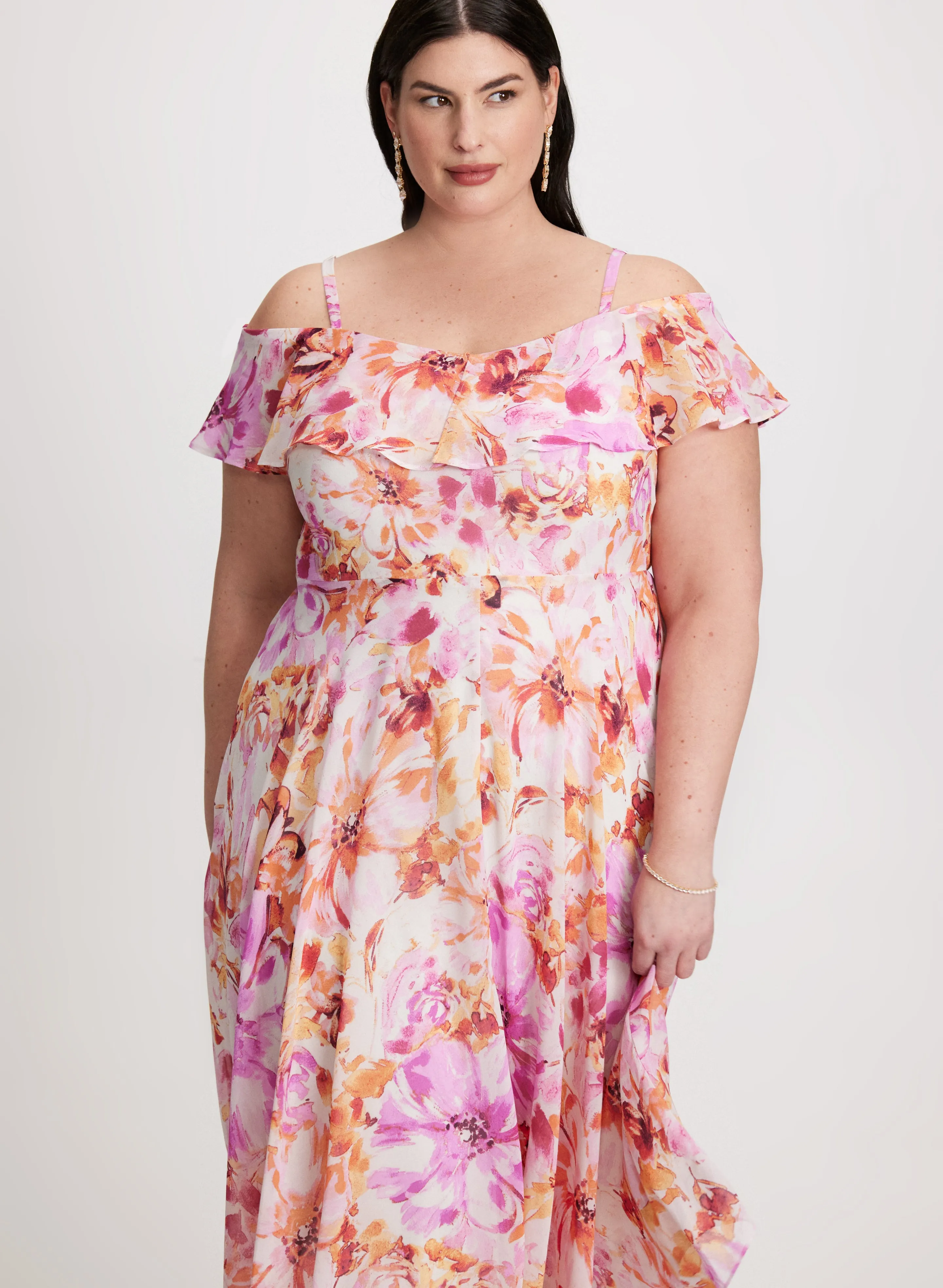 Floral Chiffon Dress