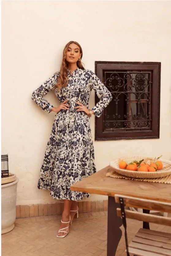 Floral Paris Dress