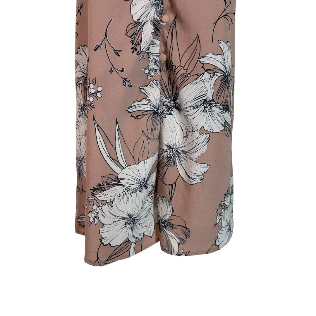 Floral Print Romper Spaghetti Strap V-Neck Summer Playsuit