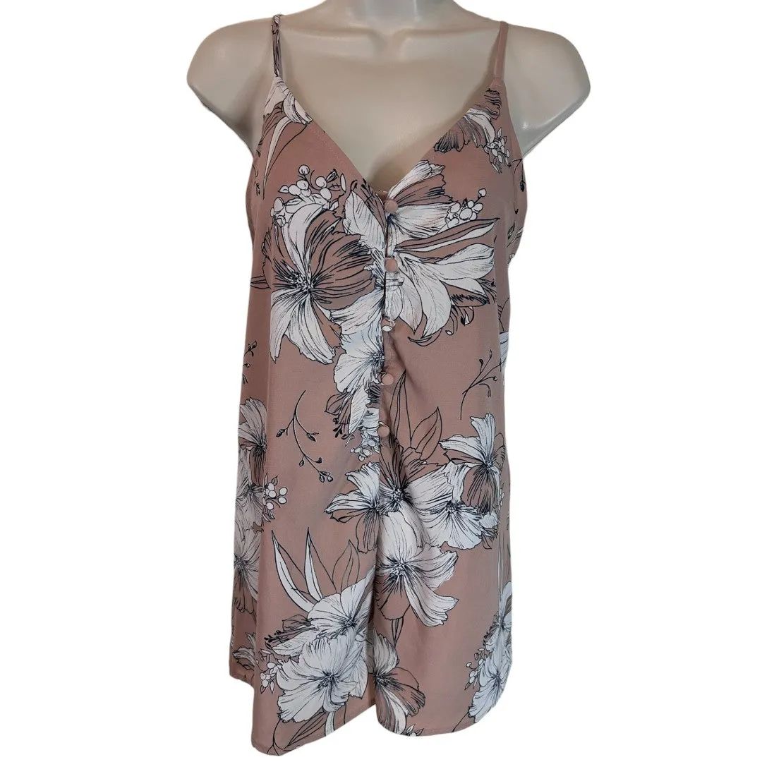 Floral Print Romper Spaghetti Strap V-Neck Summer Playsuit