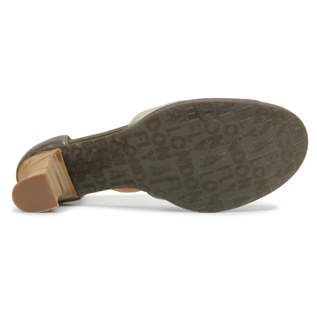 Fly London BESH087FLY Leather Women's Heels Shoes