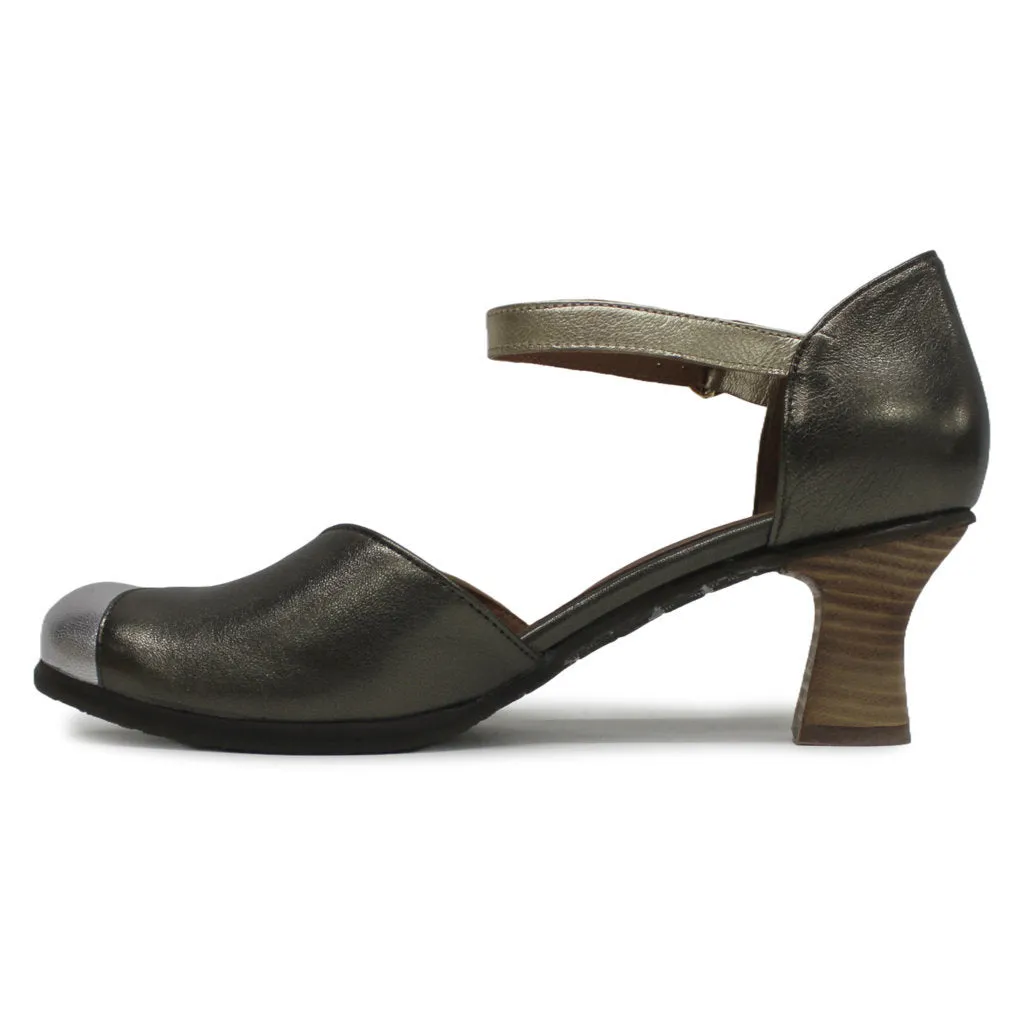 Fly London BESH087FLY Leather Women's Heels Shoes