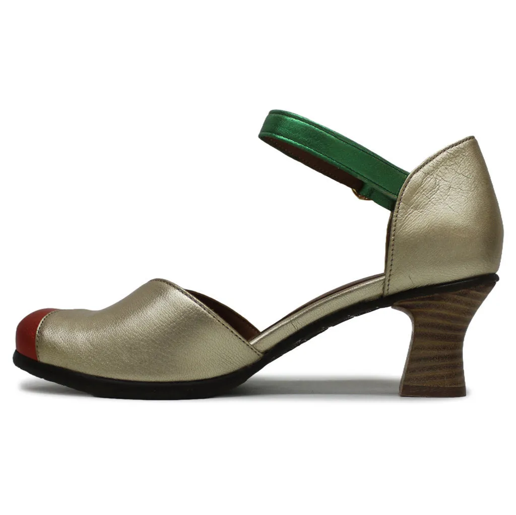 Fly London BESH087FLY Leather Women's Heels Shoes