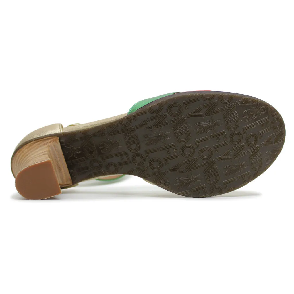 Fly London BESH087FLY Leather Women's Heels Shoes