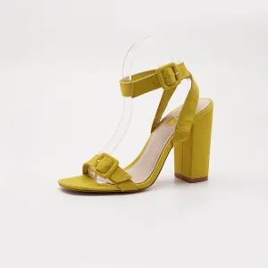 Forever Open Toe Block Heel