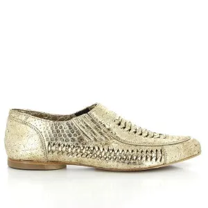 Forte S17-4062 Gold Slip-On Shoes