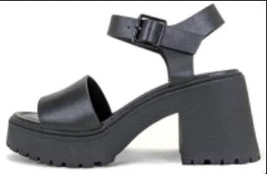 Fortune Dynamic Chic BOOMER-S Platform Heel Ankle Buckle Strap Sandals