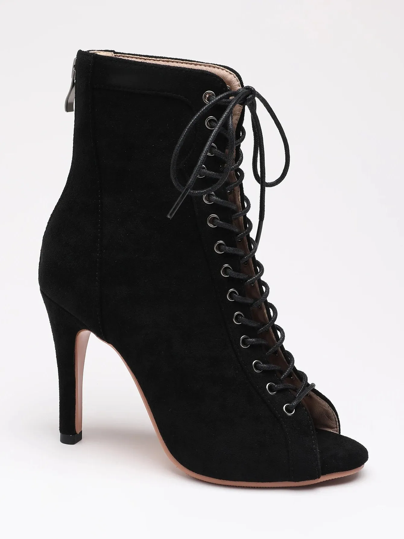 Funki Buys | Boots | Women's Lace-up Suede Sole Dance Shoes