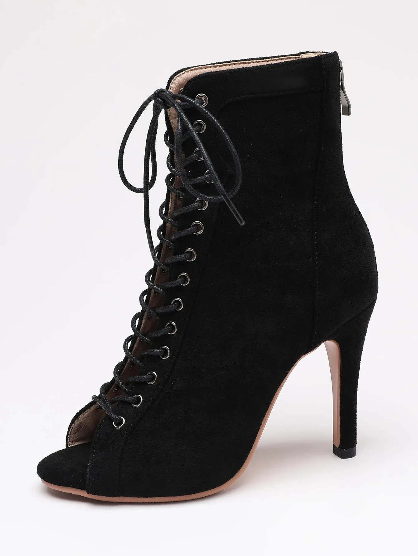 Funki Buys | Boots | Women's Lace-up Suede Sole Dance Shoes