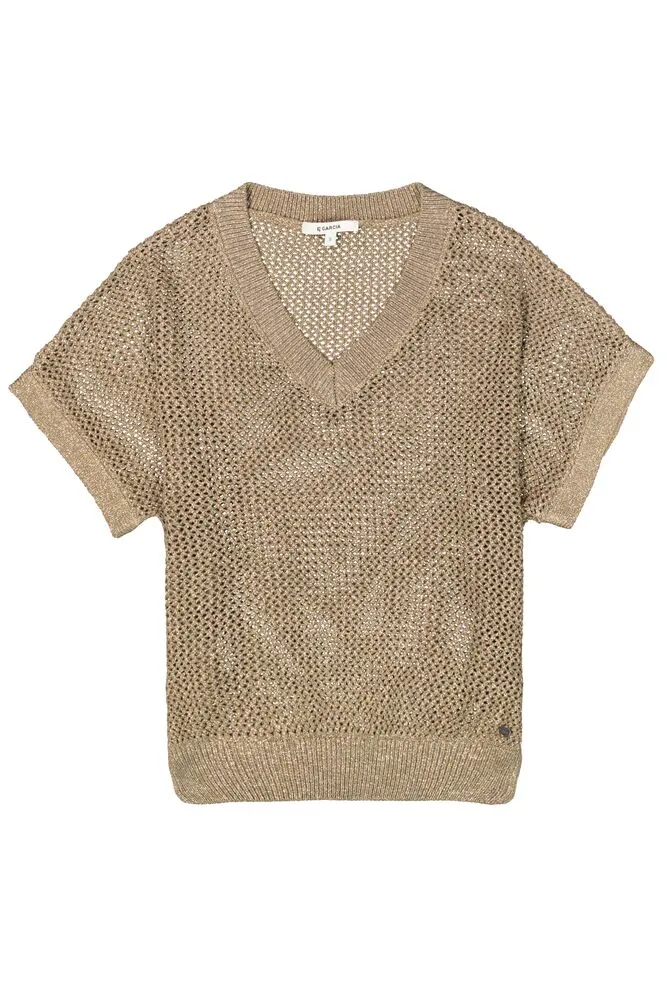 Garcia Olive Wide Knit Top