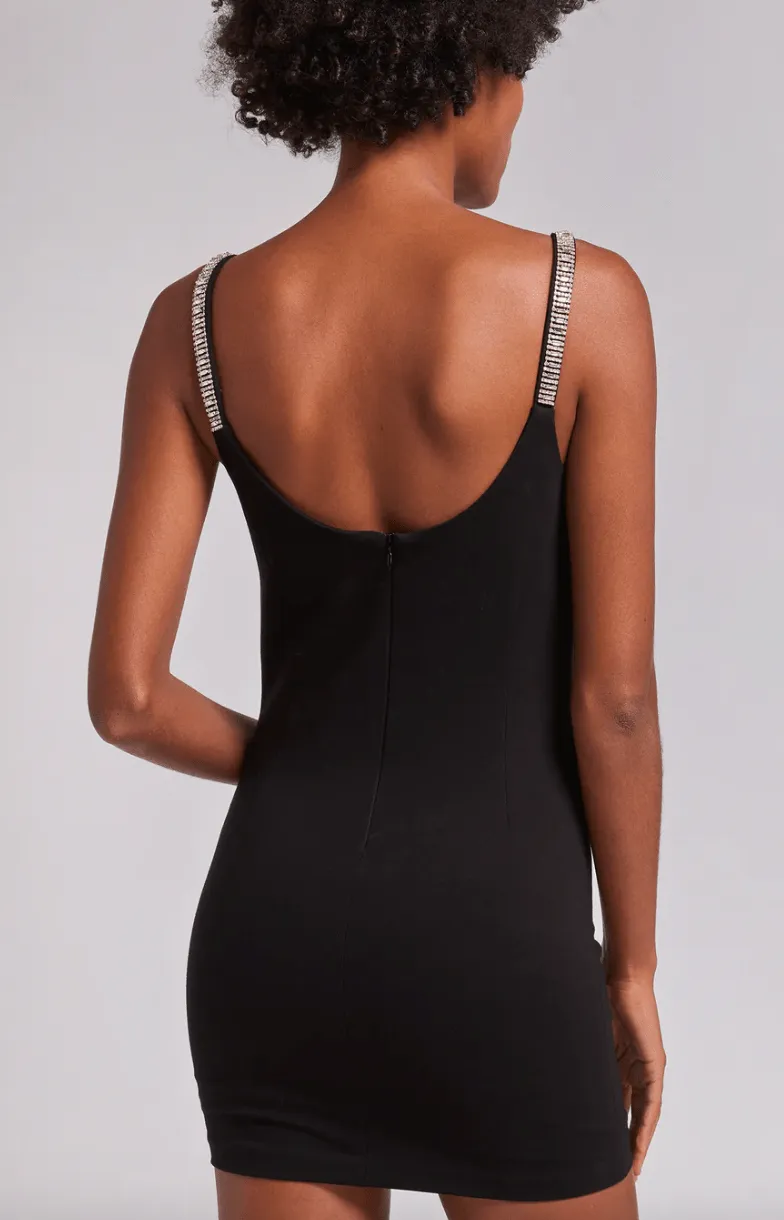 Generation Love Corinne Crystal Bow Dress in Black