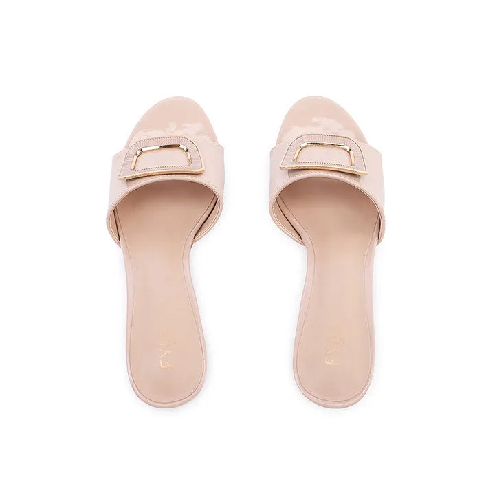 Geometric Brooch Mule HL 225